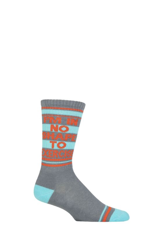 Gumball Poodle 1 Pair I'm in No Shape to Exercise Cotton Socks