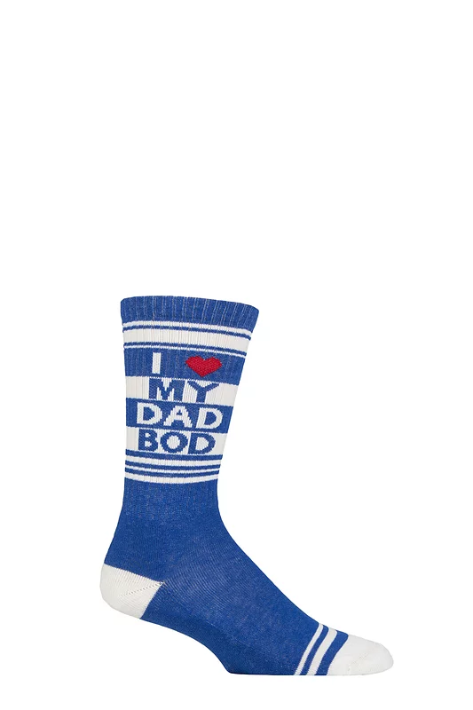 Gumball Poodle 1 Pair I Love My Dad Bod Cotton Socks
