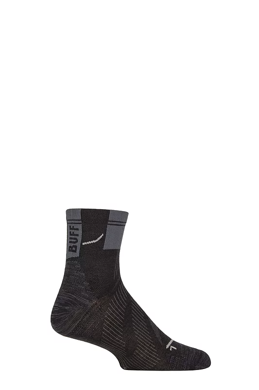 Mens and Women's 1 Pair BUFF Run COOLNET® Quarter Length Socks