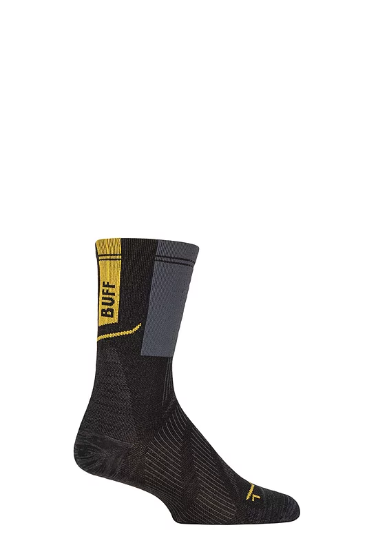 Mens and Women's 1 Pair BUFF Run COOLNET® Crew Length Socks