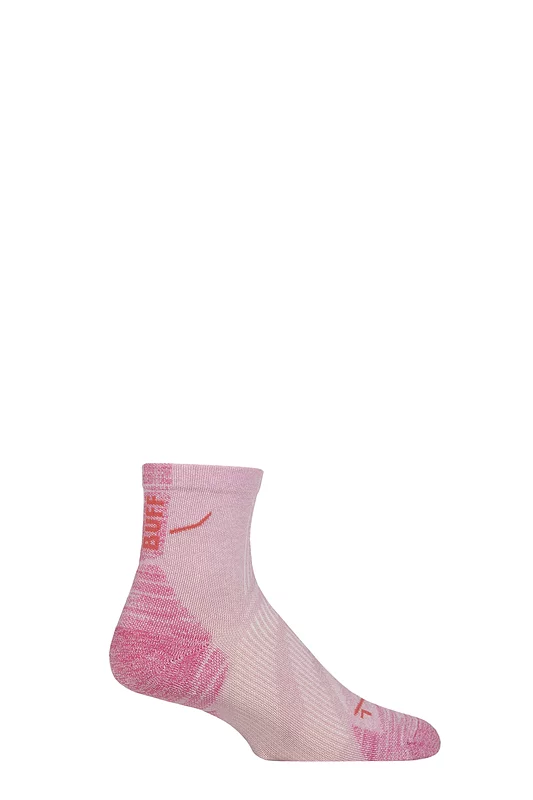 Mens and Women's 1 Pair BUFF Run Hike DRYFLX® Quarter Length Socks