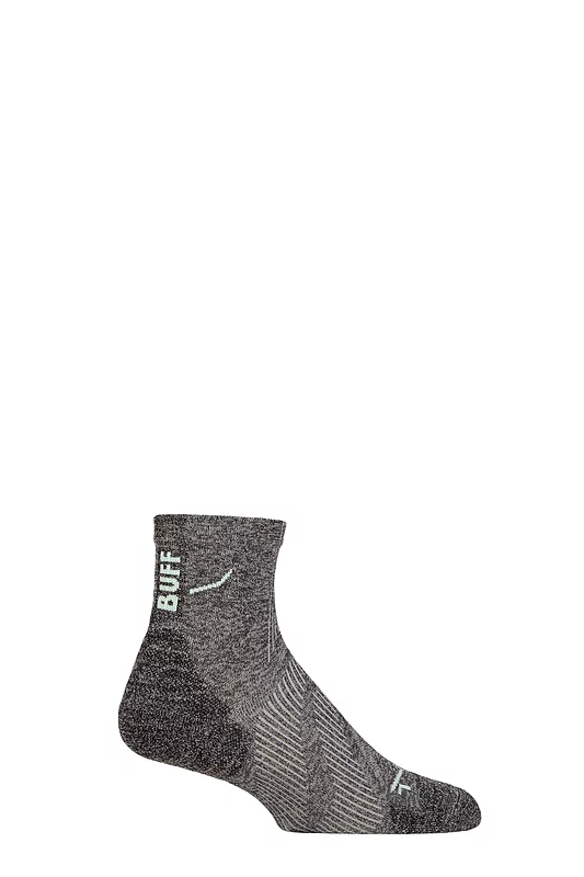 Mens and Women's 1 Pair BUFF Run Hike DRYFLX® Quarter Length Socks