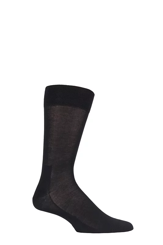 Mens 1 Pair Falke Sensitive Malaga with Pressure Free Top Socks