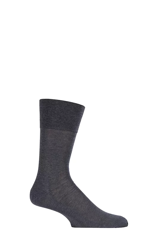 Mens 1 Pair Falke Tiago Classic Fil d'Ecosse Mercerised Cotton Socks
