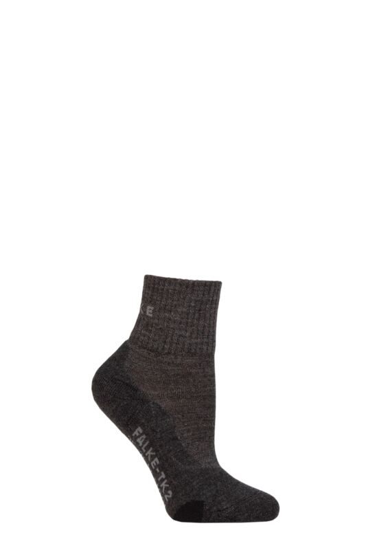 Women's 1 Pair Falke TK2 Wool Short Trekking Socks