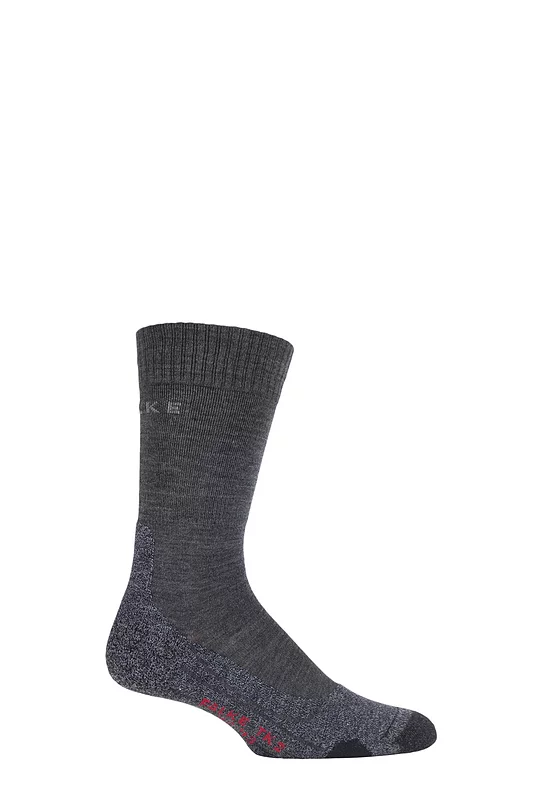 Mens 1 Pair Falke TK2 Medium Volume Ergonomic Cushioned Trekking Socks