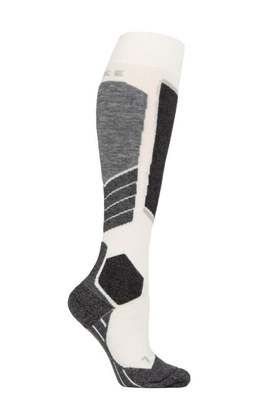 Women's 1 Pair Falke SK2 New Medium Volume Wool Ski Socks
