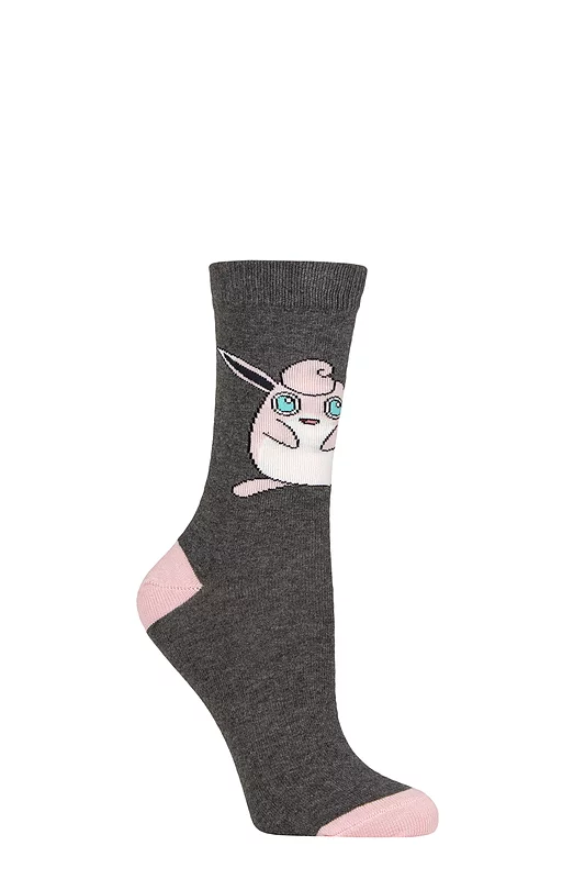 Roys Boys 1 Pair Pokémon Wigglytuff Socks Multi UK 4-7.5