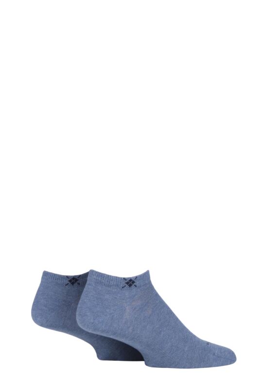 Mens 2 Pair Burlington Everyday Cotton Trainer Socks
