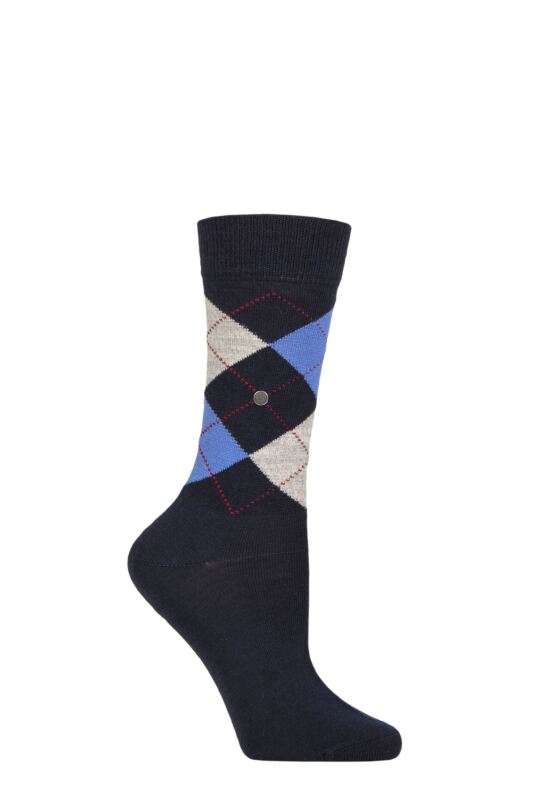 <div class="font-weight-bold">Burlington</div>Womens Wool Marylebone Argyle Socks