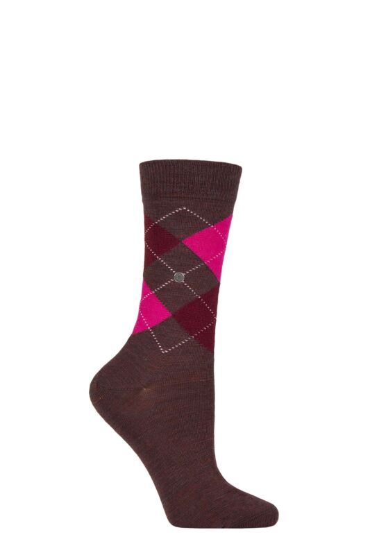 Women's 1 Pair Burlington Marylebone Melange Virgin Wool Socks