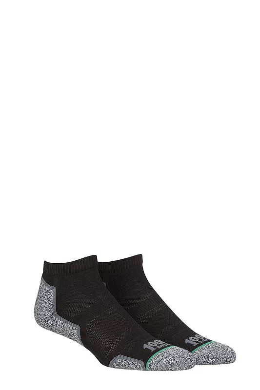 Mens and Women's 2 Pair 1000 Mile Run Anklet Socks