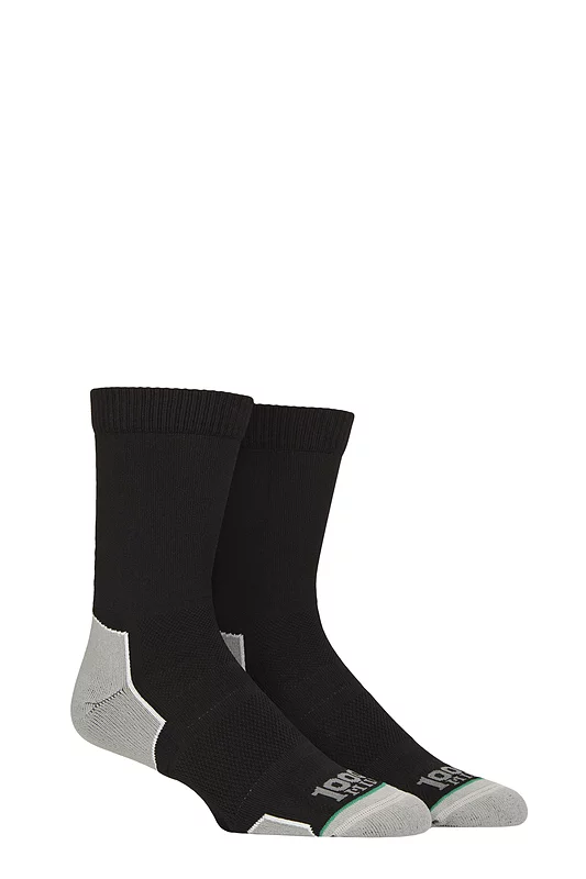 Mens and Women's 2 Pair 1000 Mile Run Repreve Crew Socks