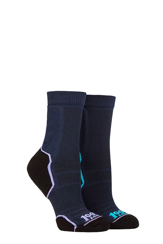 1000 Mile 2 Pair Repreve Trail Socks