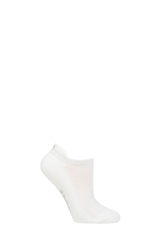 Women's 1 Pair Burlington Athleisure Trainer Socks White 5.5-8 Ladies