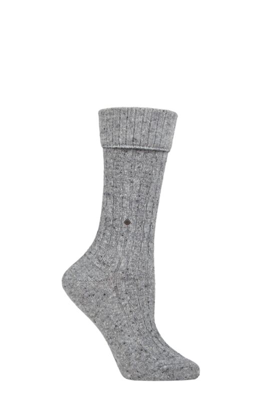Women's 1 Pair Burlington Cosy Wool Turn Over Top Boot Socks