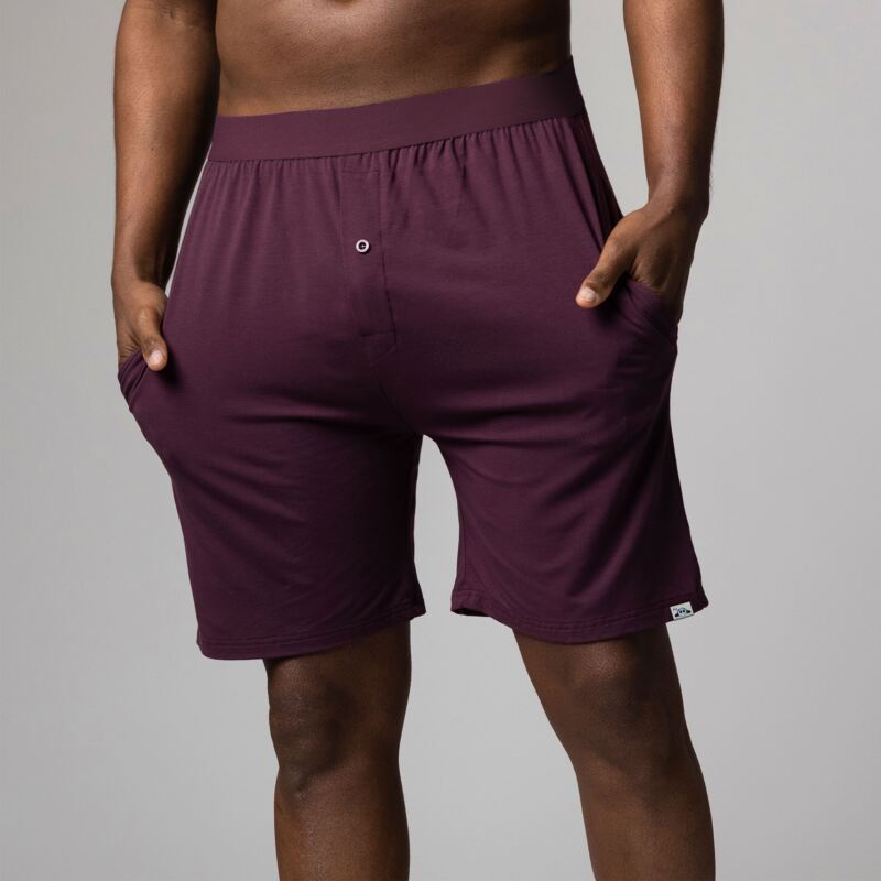 Mens 1 Pack Lazy Panda Bamboo Loungewear Selection Shorts