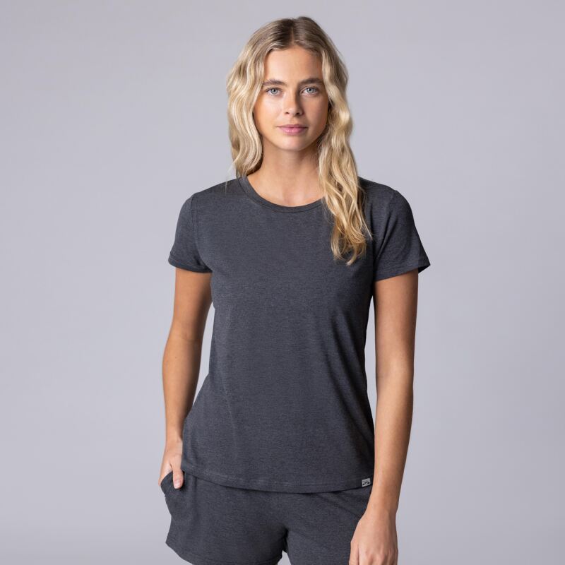 Women's 1 Pack Lazy Panda Bamboo Loungewear Selection T-Shirt