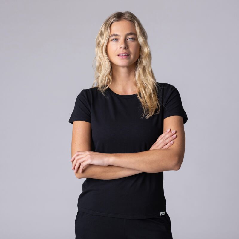 Women's 1 Pack Lazy Panda Bamboo Loungewear Selection T-Shirt