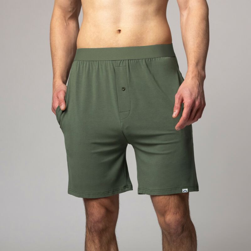 Mens 1 Pack Lazy Panda Bamboo Loungewear Selection Shorts