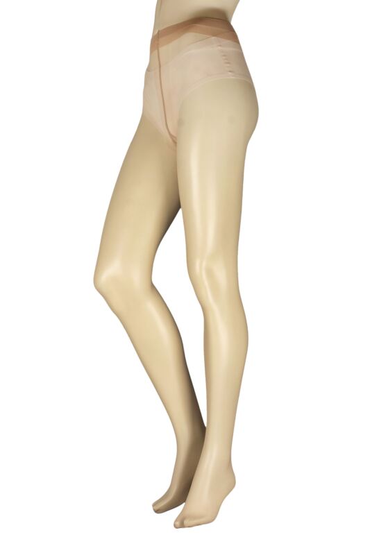 Women's 1 Pair Falke Shelina 12 Denier Ultra Transparent Tights With Shimmer
