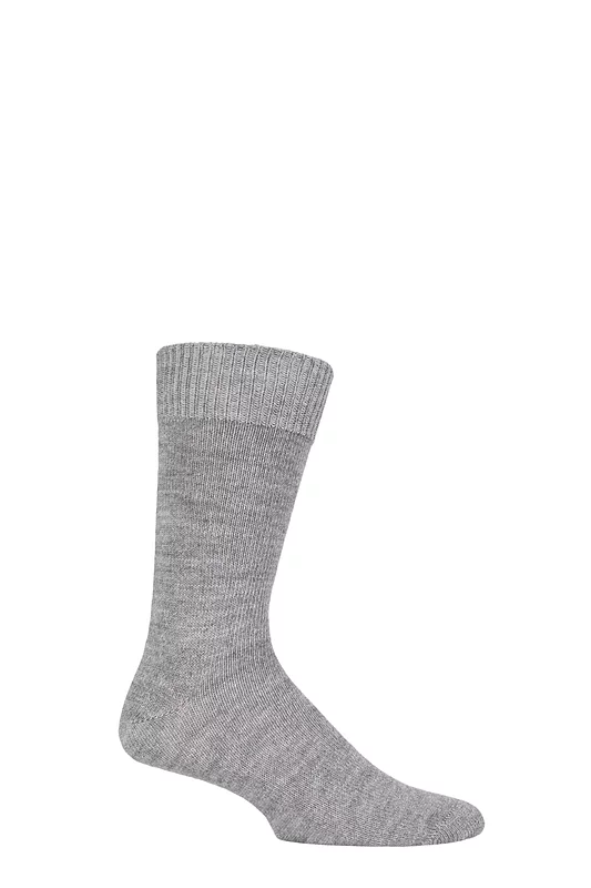Mens and Women's 1 Pair SOCKSHOP of London Plain Alpaca Socks