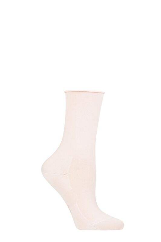 Women's 1 Pair Falke Active Breeze Socks Light Pink 2.5-5 Ladies