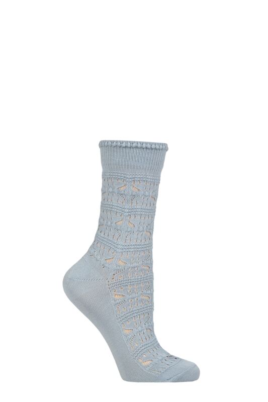 Women's 1 Pair Falke Granny Square Bamboo Socks