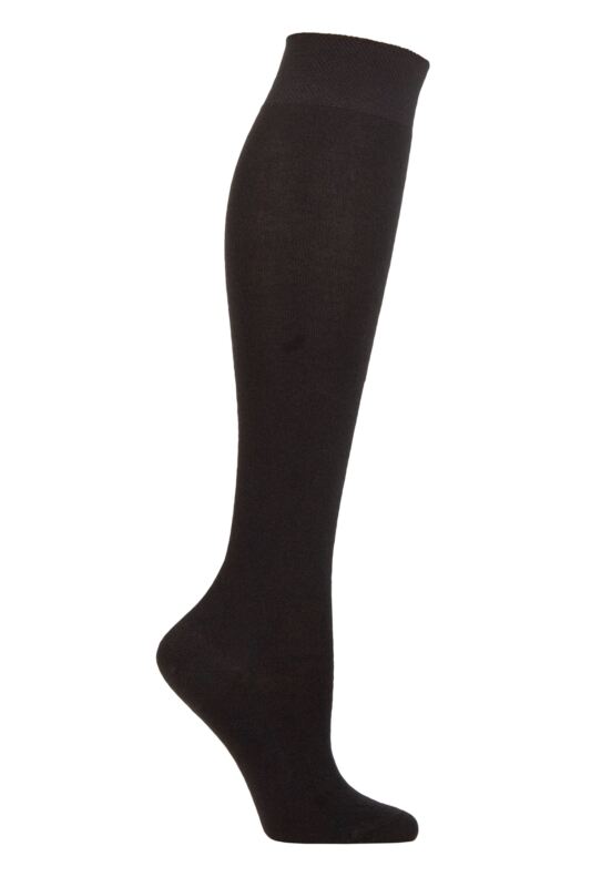 Women's 1 Pair Falke No 1  85% Cashmere Knee High Socks Black 5.5-6.5 Ladies