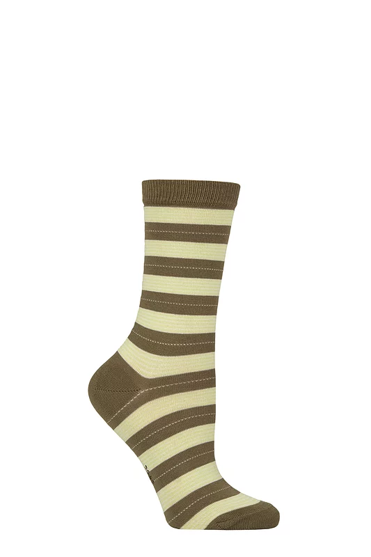 Women's 1 Pair Falke Stripe Uniform Cotton Socks