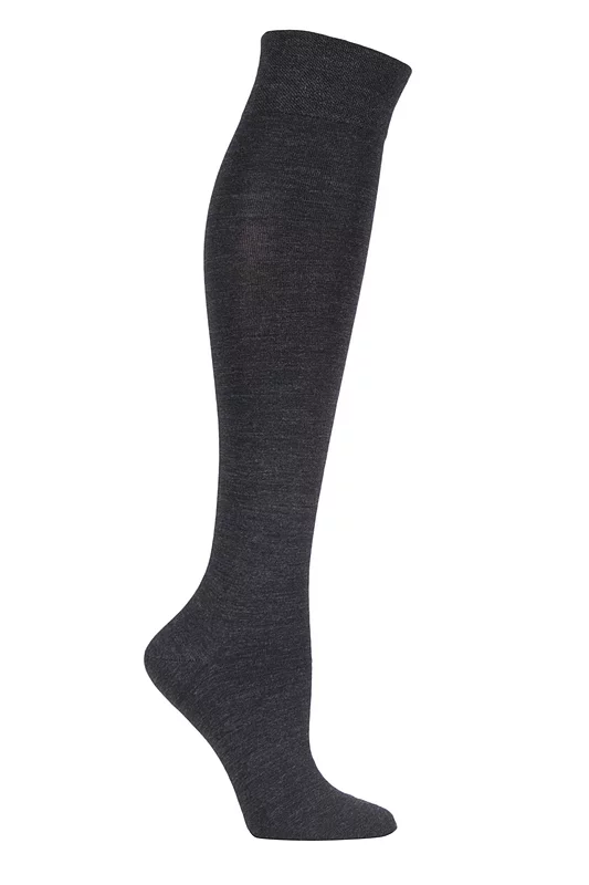 Women's 1 Pair Falke Sensitive Berlin Merino Wool Left And Right Knee High Socks