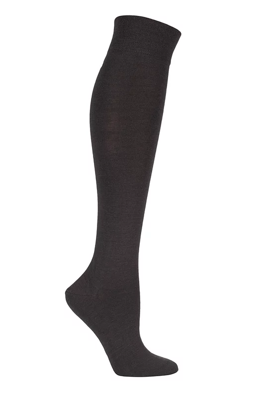 Women's 1 Pair Falke Sensitive Berlin Merino Wool Left And Right Knee High Socks