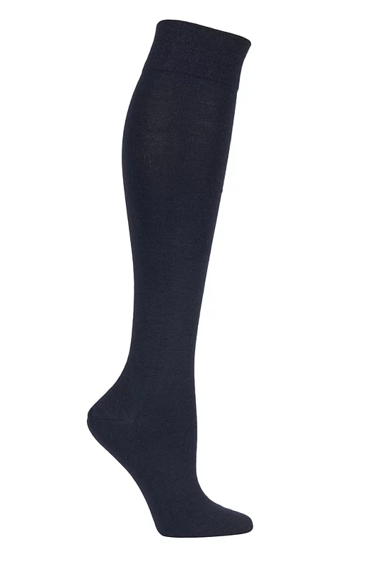 Women's 1 Pair Falke Sensitive Berlin Merino Wool Left And Right Knee High Socks