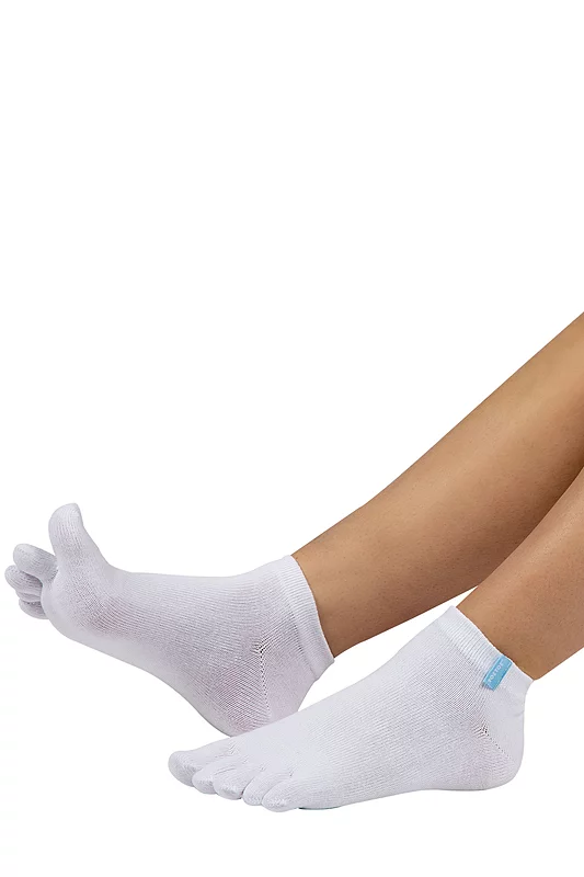 Mens and Women's 1 Pair TOETOE Essential Anklet Toe Socks