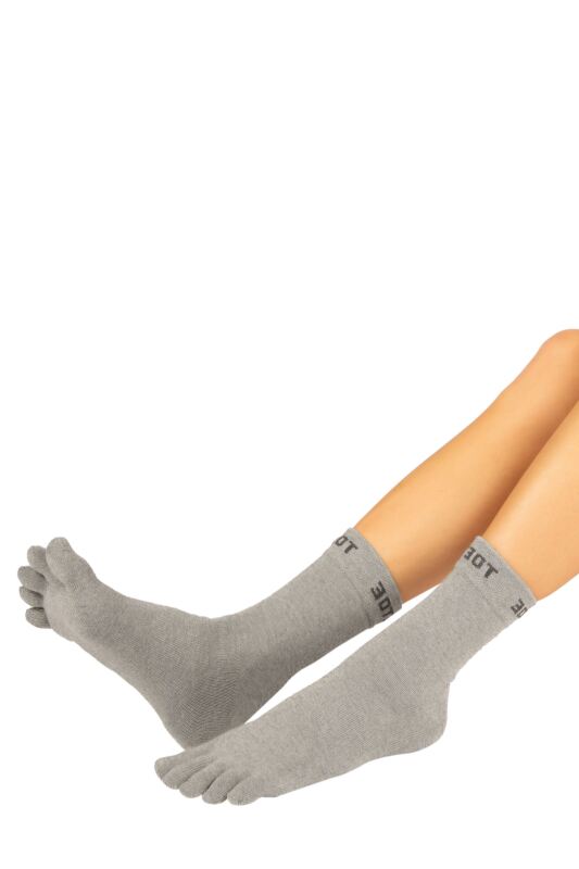 Mens and Women's 1 Pair TOETOE Sport Range Running Ankle Toe Socks