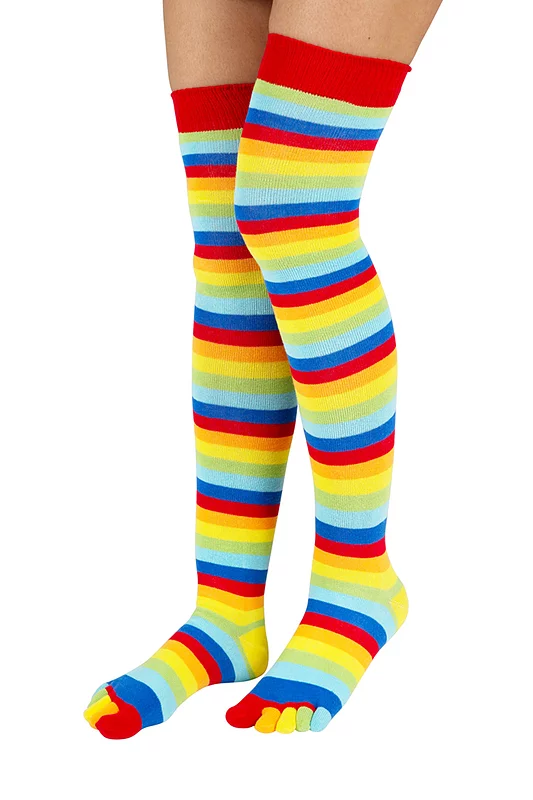 Mens and Women's 1 Pair TOETOE Essential Over The Knee Toe Socks
