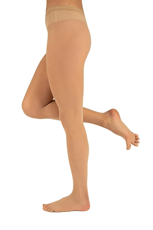 Women's 1 Pack TOETOE Fashion Nylon Toe Tights