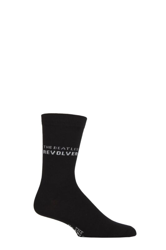 SOCKSHOP Music Collection 1 Pair The Beatles Cotton Socks Revolver 4-7 Unisex