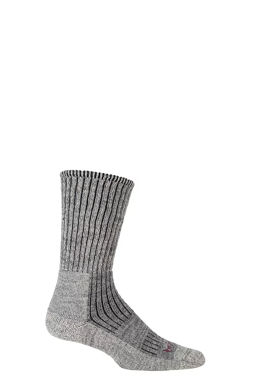 Mens 1 Pair Bridgedale Comfort Trekker Socks For All Day Trekking and Hiking
