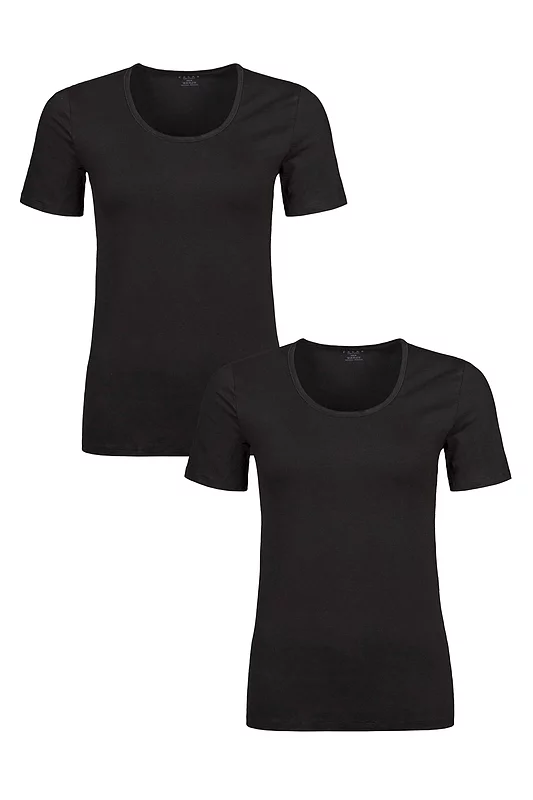 Women's 2 Pack Falke Daily Comfort Cotton T-Shirts