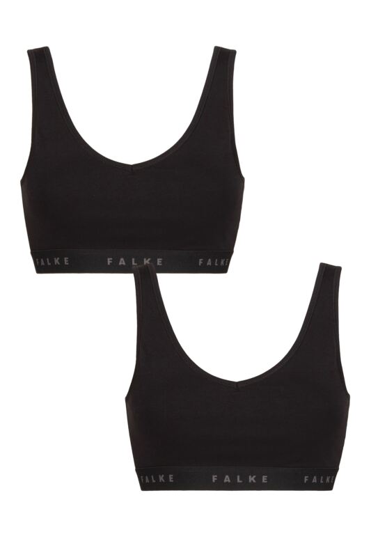 Women's 2 Pack Falke Daily Comfort Cotton Bralette