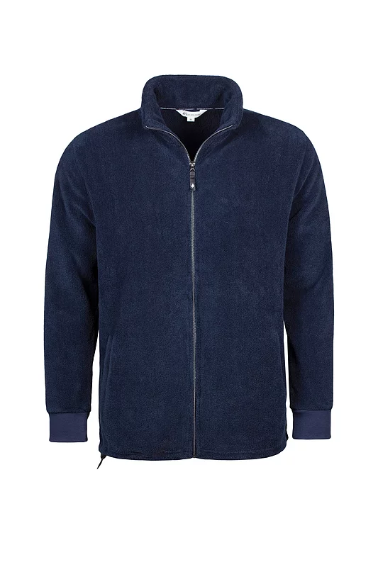 Mens 1 Pack Heat Holders Full Zip Thermal Lounge Top
