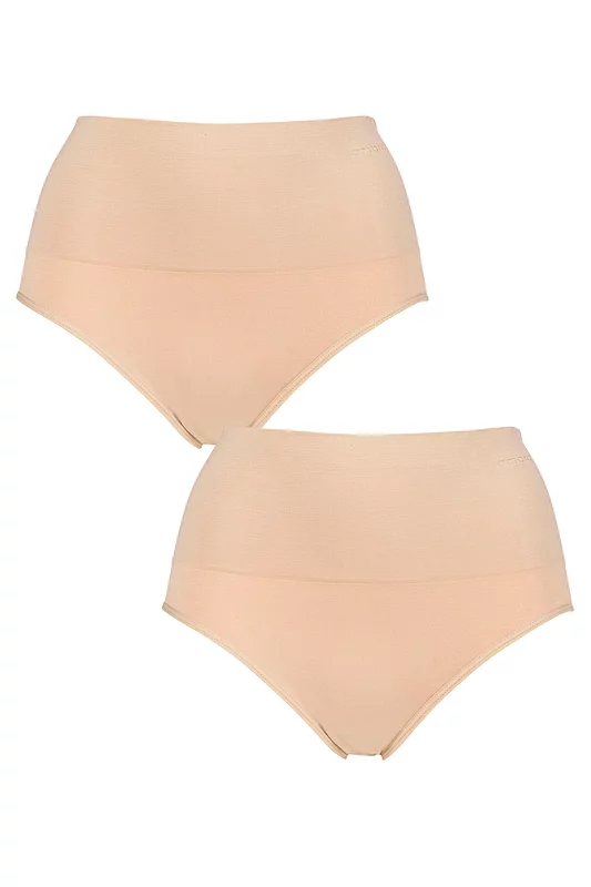 Women's 2 Pack Ambra Seamless Smoothies Full Brief