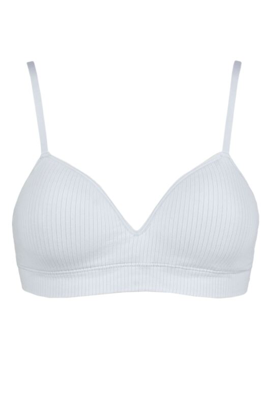 Women's 1 Pack Ambra Organic Cotton Longline Moulded Bra