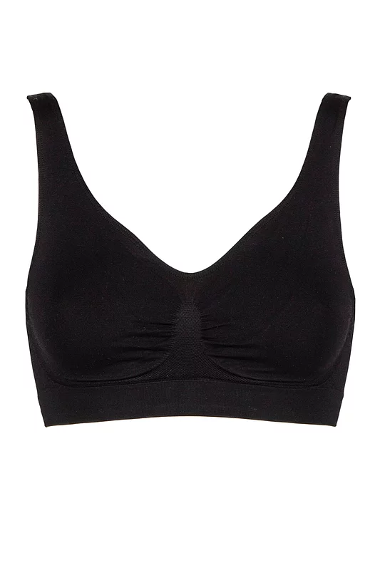 Ladies 1 Pack Ambra Bare Essentials Shaper Bra Underwear Black UK 12-14
