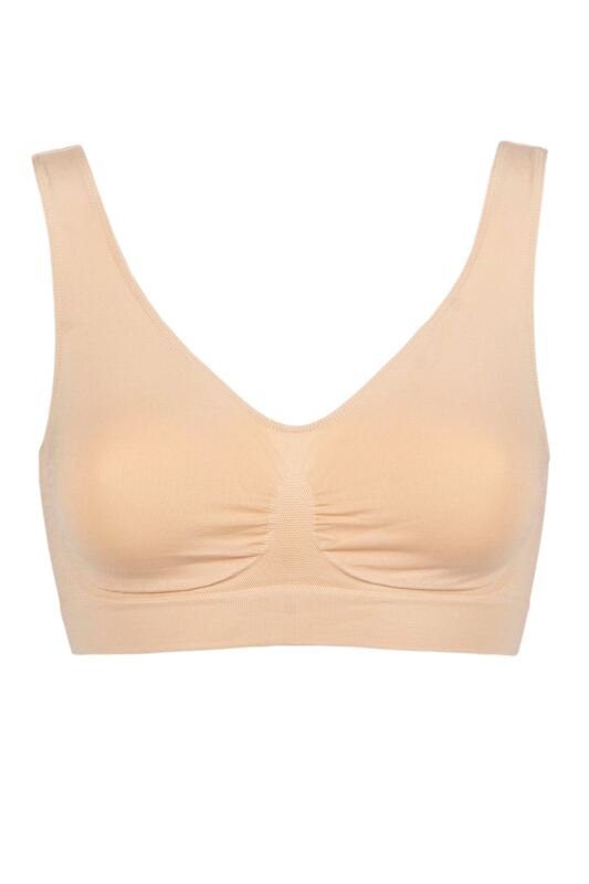 Ladies 1 Pack Ambra Bare Essentials Shaper Bra Underwear Rose Beige UK 8-10