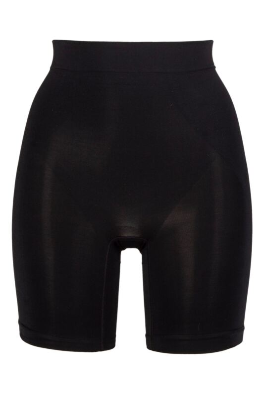 Women's 1 Pack Ambra Powerlite Thigh Shaper Short Black UK 16-18