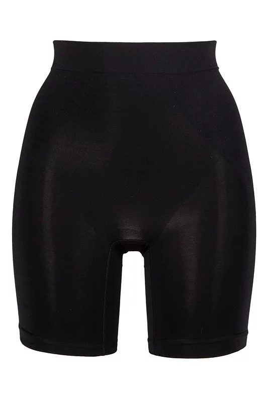 Ladies 1 Pack Ambra Powerlite Thigh Shaper Short Underwear Black UK 10-12