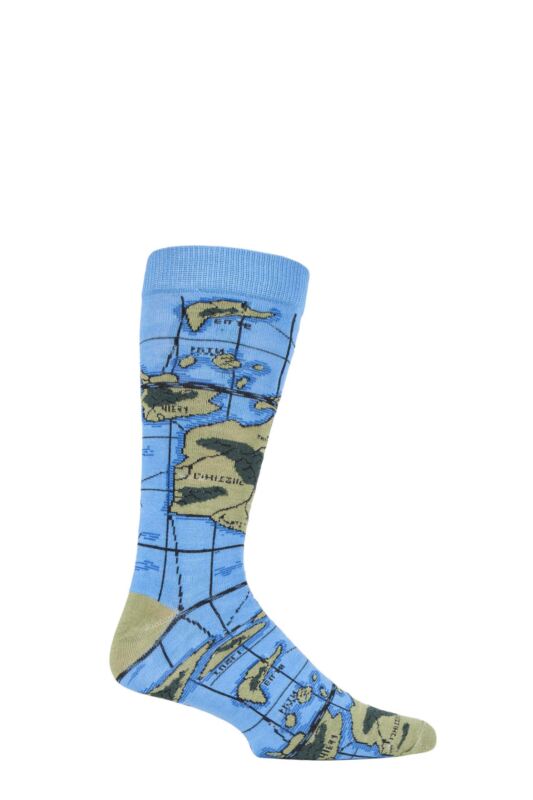 Mens and Women's 1 Pair Shared Earth Globetrotter Fair Trade Bamboo Socks