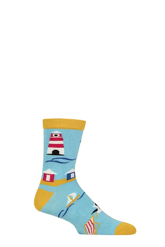 1 Pair Shared Earth Bamboo Seaside Socks